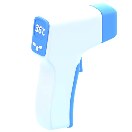 Infrared Thermometer  3D Icon