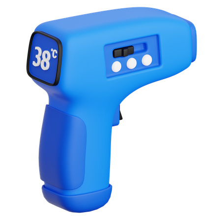 Infrared Thermometer  3D Icon