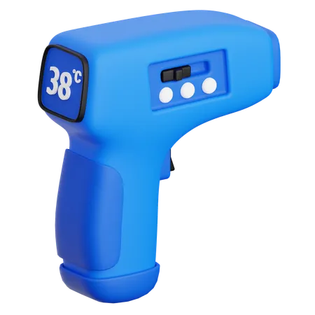 Infrared Thermometer  3D Icon