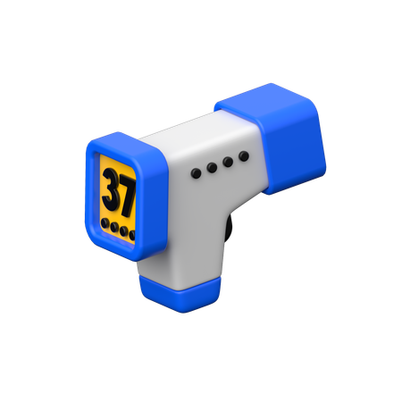 Infrared Thermometer  3D Icon