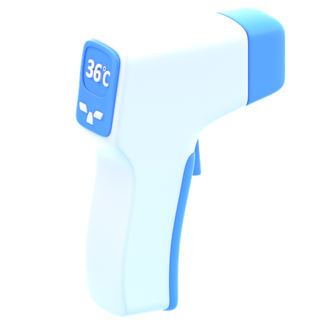 Infrared Thermometer  3D Icon
