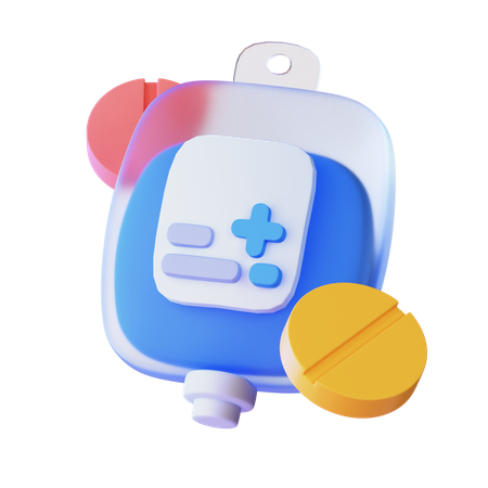 Infusão  3D Icon