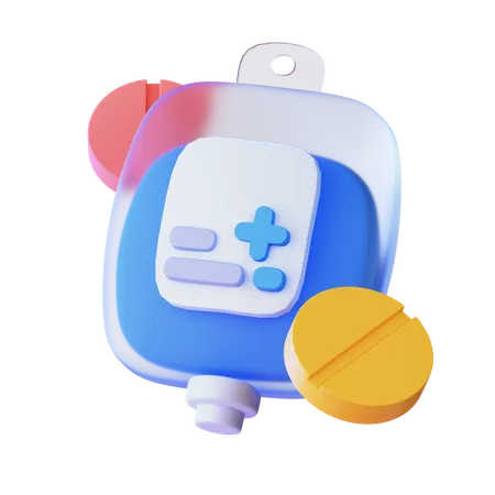 Infusão  3D Icon