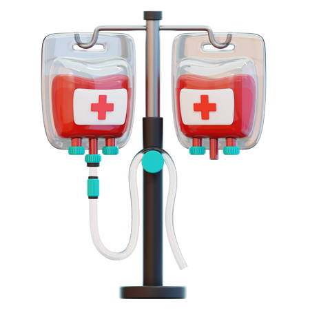 Infusão de sangue  3D Icon