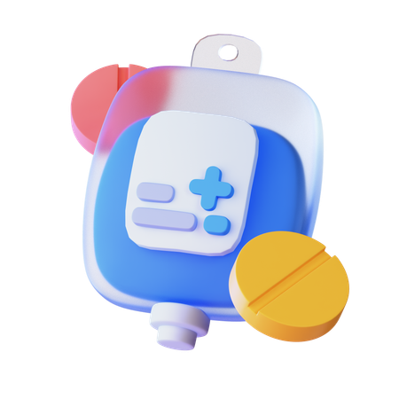 주입  3D Icon