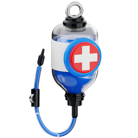 Infusion Bottle  3D Icon