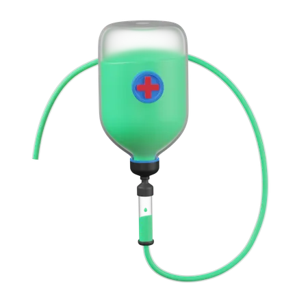 Infusion Bottle  3D Icon