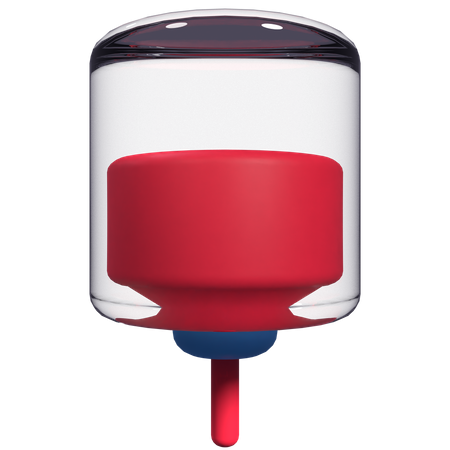 Infusion Bottle  3D Illustration