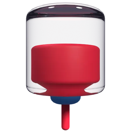 Infusion Bottle  3D Illustration