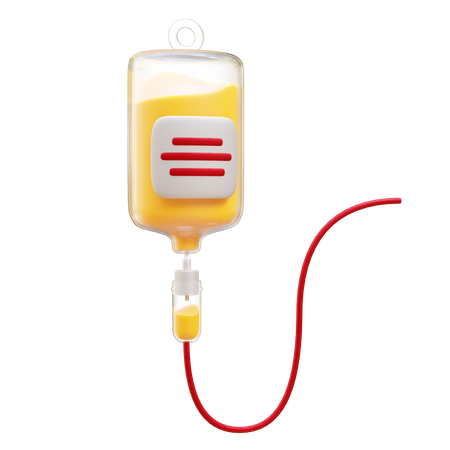 Infusion mit intravenöser Infusion  3D Icon