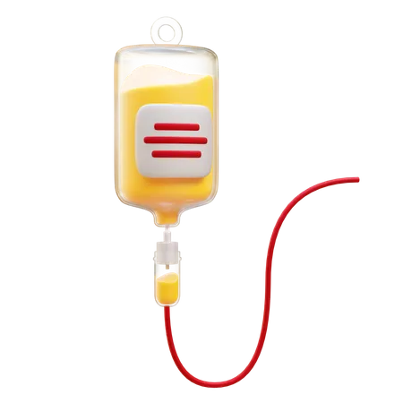 Infusion mit intravenöser Infusion  3D Icon