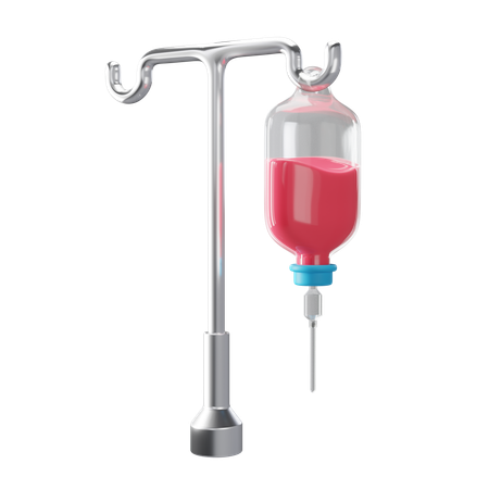 Infusion Pole  3D Icon