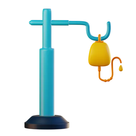 Infusionstropf  3D Illustration