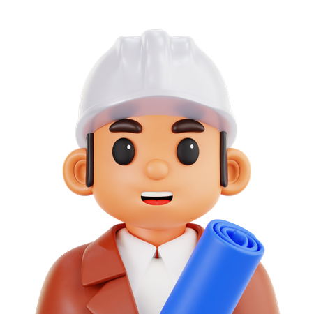 Ingeniero  3D Icon