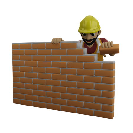 Ingeniero civil  3D Icon