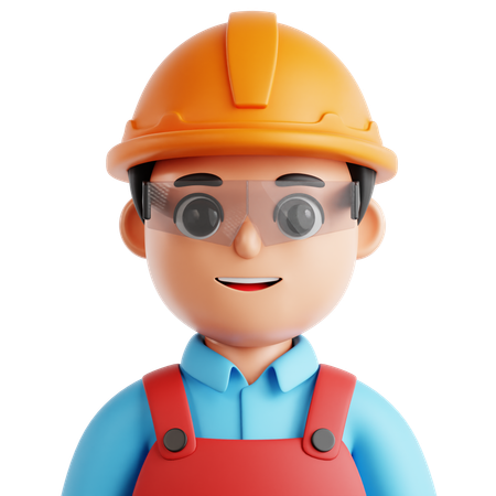 Ingénieur  3D Icon