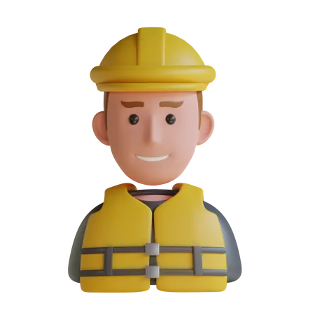 Ingénieur  3D Icon