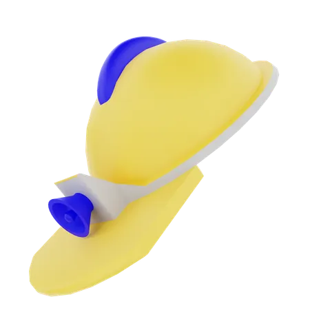 Casque d'ingénieur  3D Icon