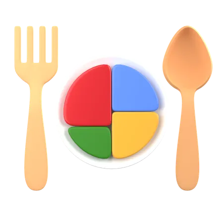 Ingesta saludable  3D Icon