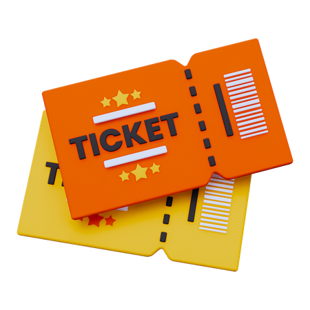 Ingresso de carnaval  3D Icon