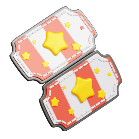 Ingresso de carnaval  3D Icon