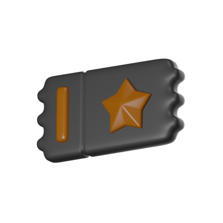 Ingresso de cinema  3D Icon