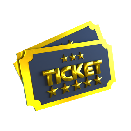 Ingresso de cinema  3D Icon