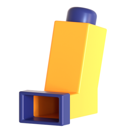 흡입기  3D Icon