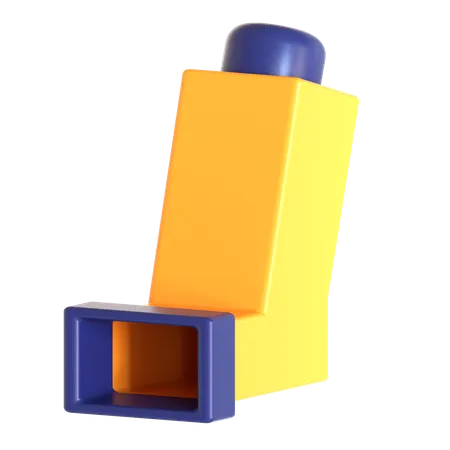 흡입기  3D Icon