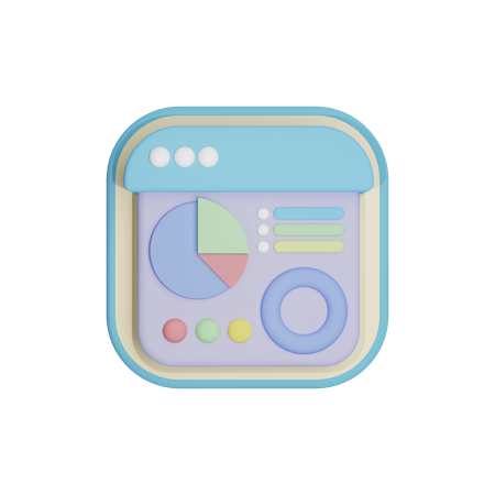 Inhaltsdiagramm  3D Icon