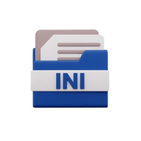 Ini File  3D Icon