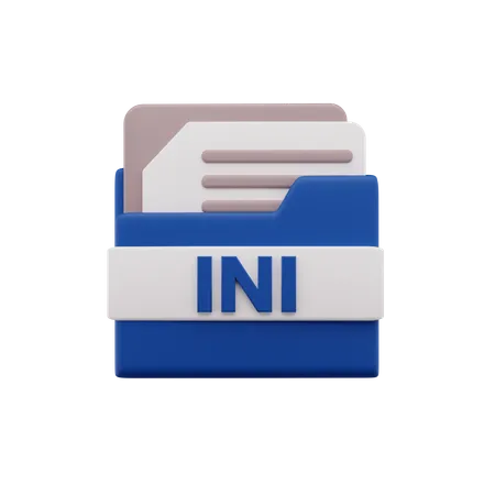 Ini File  3D Icon