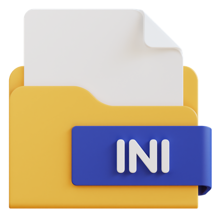 Ini File  3D Icon