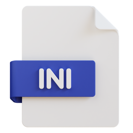 Ini File  3D Icon