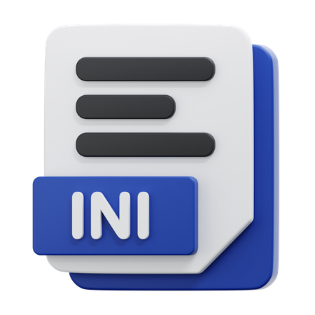 INI FILE  3D Icon