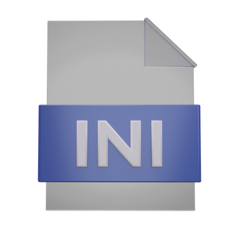 Ini File  3D Icon