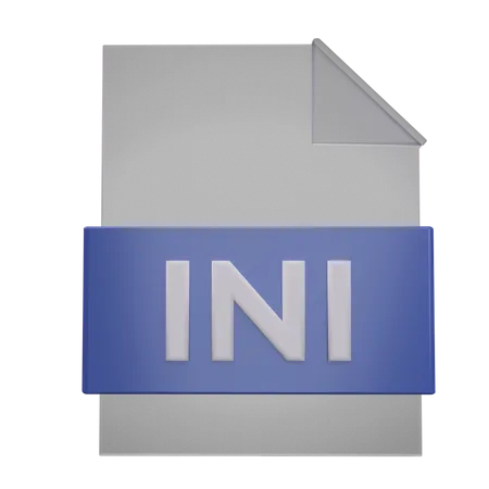 Ini File  3D Icon