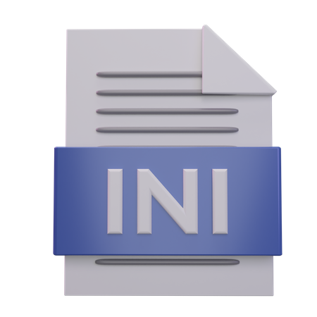 Ini File  3D Icon