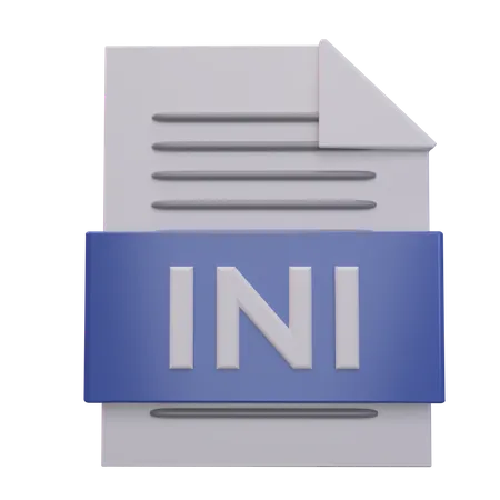 Ini File  3D Icon