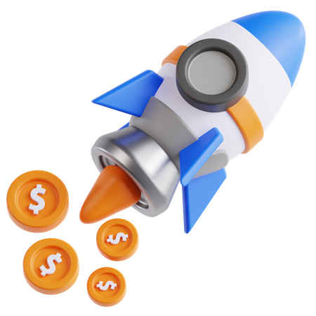 Inicialização financeira  3D Icon