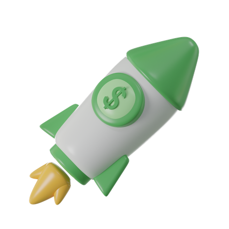 Inicialização financeira  3D Icon