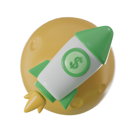 Inicialização financeira  3D Icon