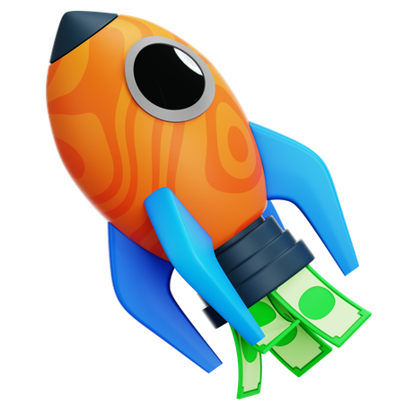 Inicialização financeira  3D Icon