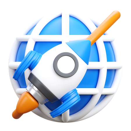 Lançamento de inicialização  3D Icon