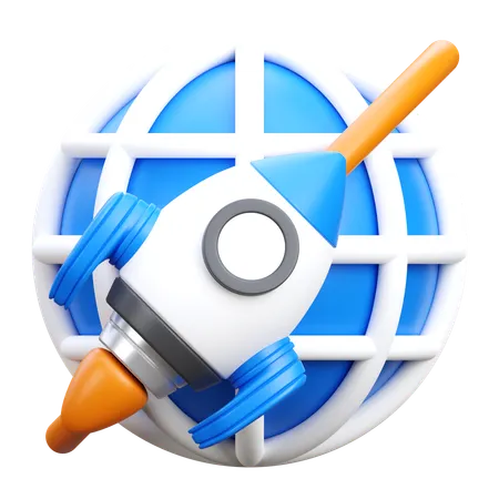Lançamento de inicialização  3D Icon