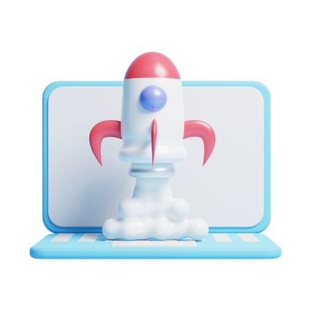Inicialização on-line  3D Icon