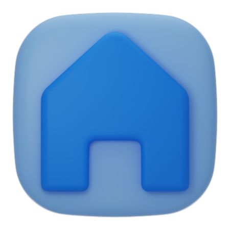 Hogar  3D Icon