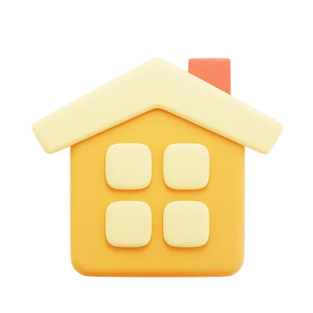 Hogar  3D Icon