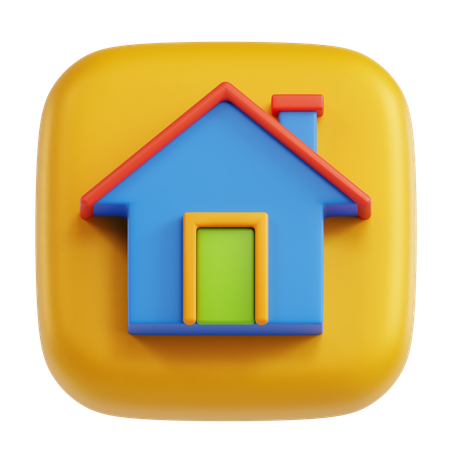 Hogar  3D Icon