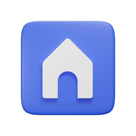 Hogar  3D Icon